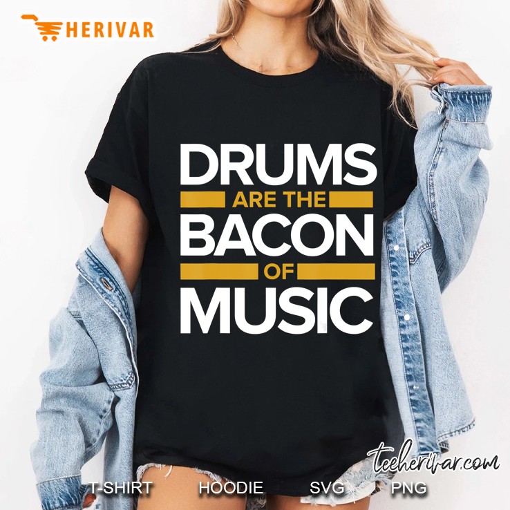 Drummer Gifts Music Musical Instrument Drums Ladies Tee