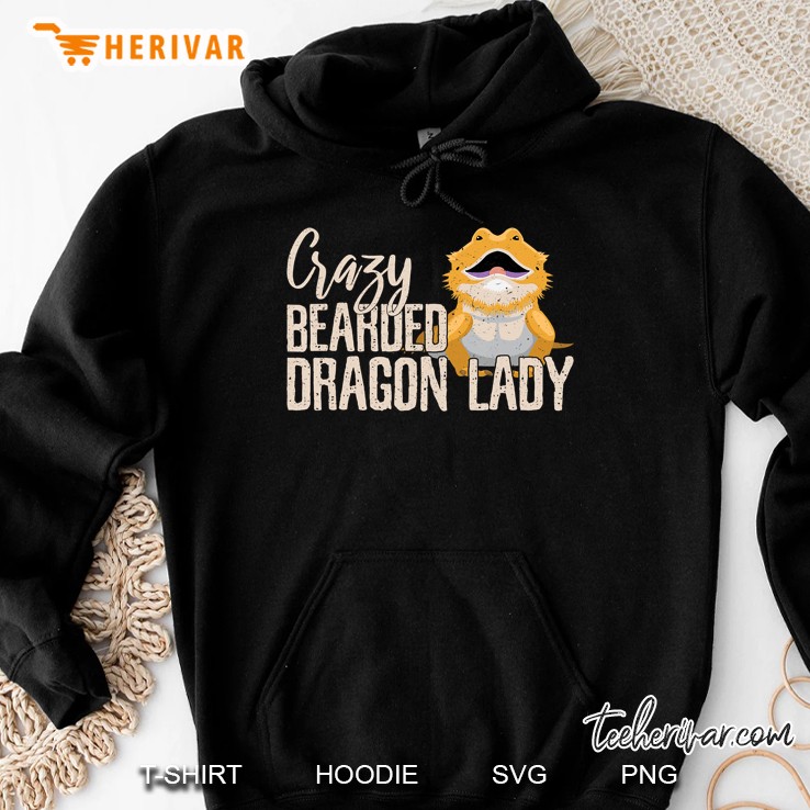 Funny Beardie Mom Crazy Bearded Dragon Lady Mugs