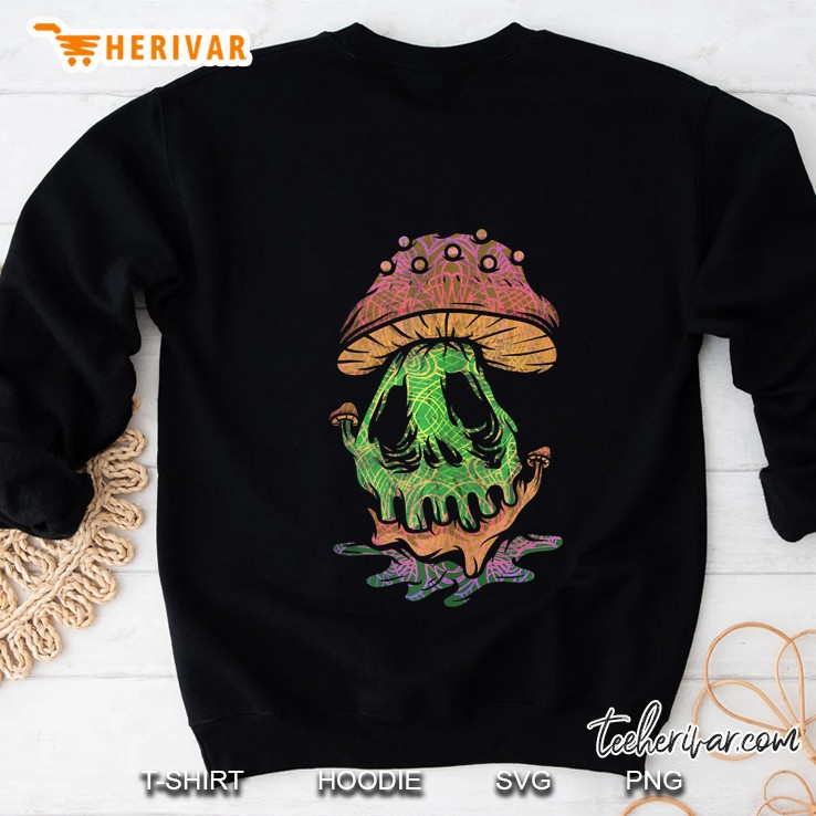 Hippie Psychedelic Mushroom Goa Rave Festival Vintage Tank Top Sweatshirt