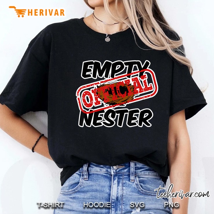 Official Empty Nester Bird Nest Clipart Ladies Tee