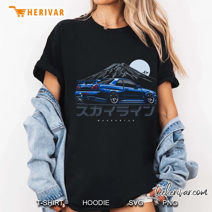 Skyline Gtr R34 Hoodie