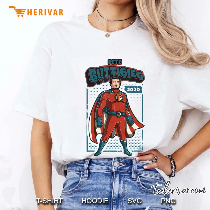 Buttigieg Superhero 2020 Election Ladies Tee