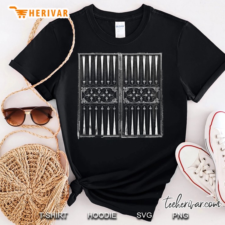 Backgammon Board Game Dice Graphic Tee Shirt