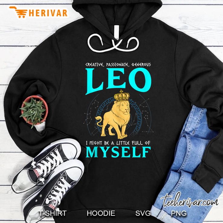 Creative Passionate Generous Leo Astrology Zodiac Tank Top Hoodie