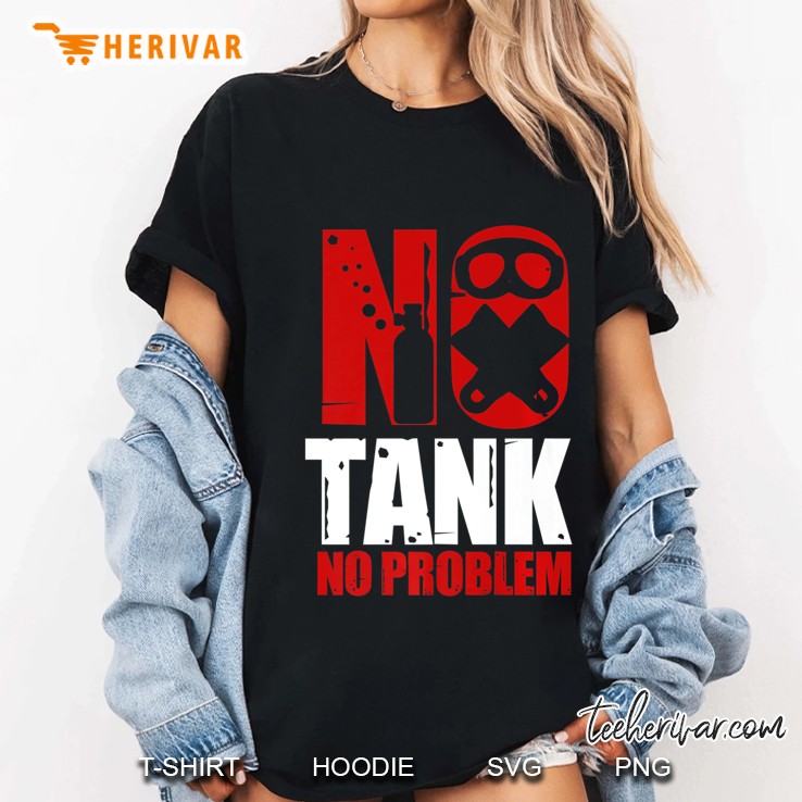 Diving Freediving No Tank No Problem Free Dive Ocean Apnea Premium Ladies Tee
