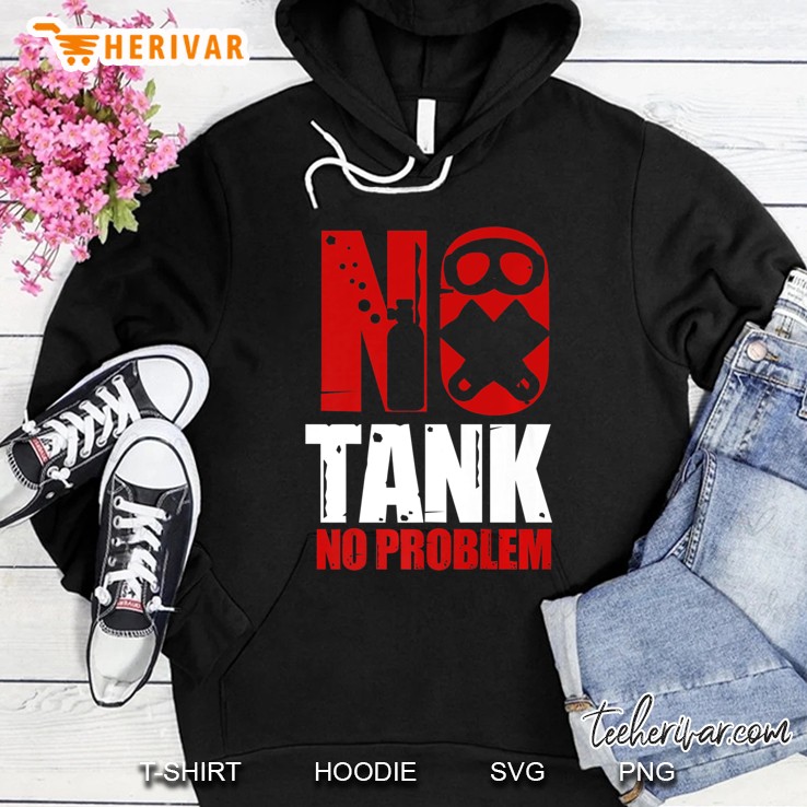 Diving Freediving No Tank No Problem Free Dive Ocean Apnea Premium Hoodie