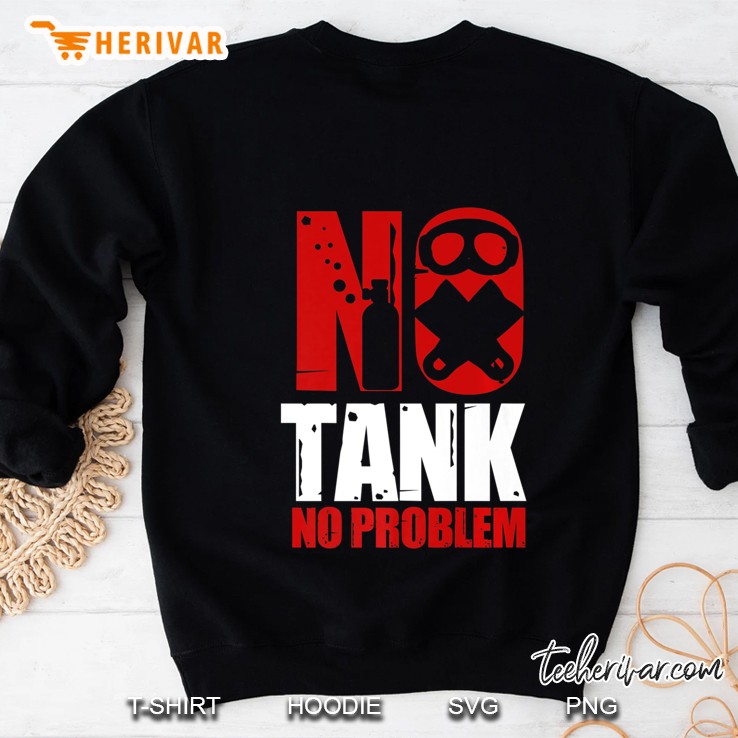 Diving Freediving No Tank No Problem Free Dive Ocean Apnea Premium Sweatshirt