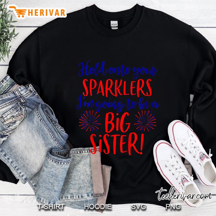 Kids Big Sister Sparkler 4Th Of July Pregnancy Announcemen Mugs