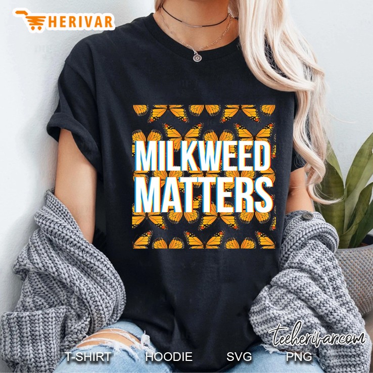 Monarch Butterfly Gift For Milkweed Plant Lovers Awa Ladies Tee