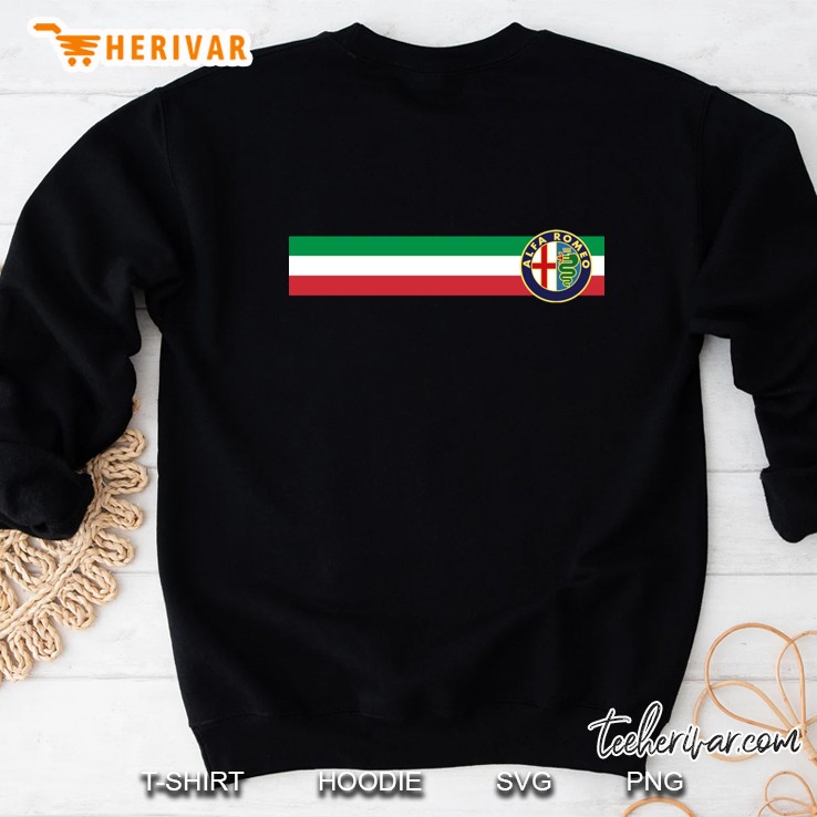 Alfa Romeo Horizontal Italy Stripe Sweatshirt