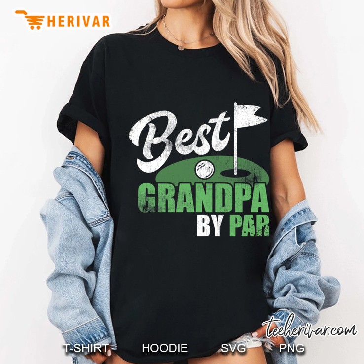 Best Grandpa By Par Golf Sport Grandad Grandfather Ladies Tee