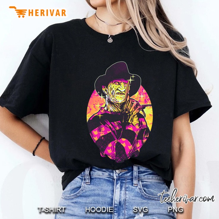 Neon Horror Freddy Classic Ladies Tee