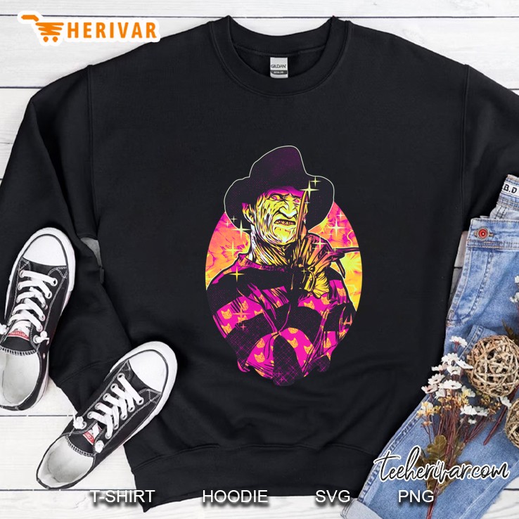 Neon Horror Freddy Classic Sweatshirt
