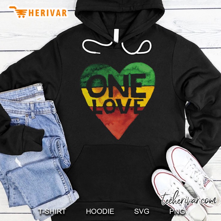 One Love Music Rasta Reggae Heart Peace Roots Classic Mugs