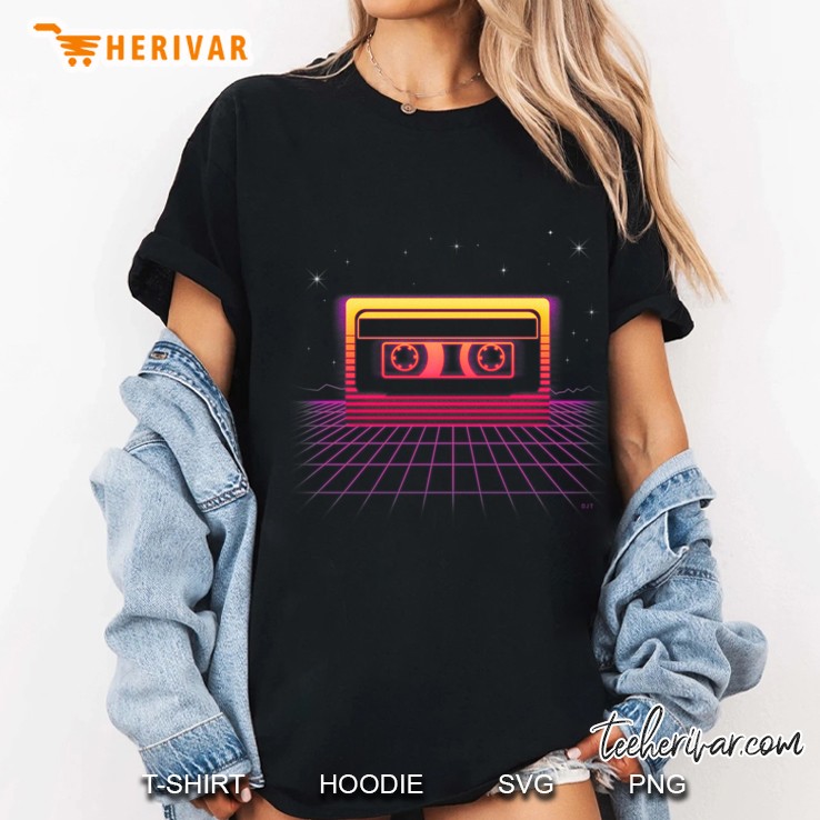 Sunset Cassette Ii Ladies Tee