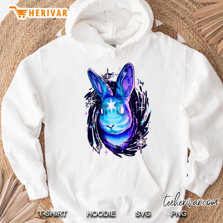 Black Hole Rabbit Hoodie