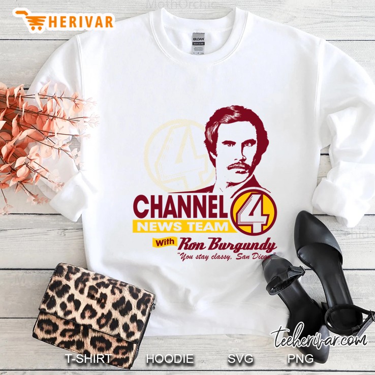 Channel 4 News Team With Ron Burgundy! Sweatshirt