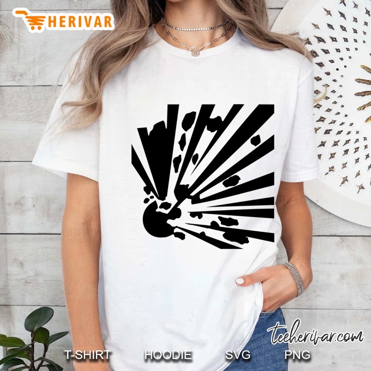 Danger - Explosive! Warning Sign Ladies Tee