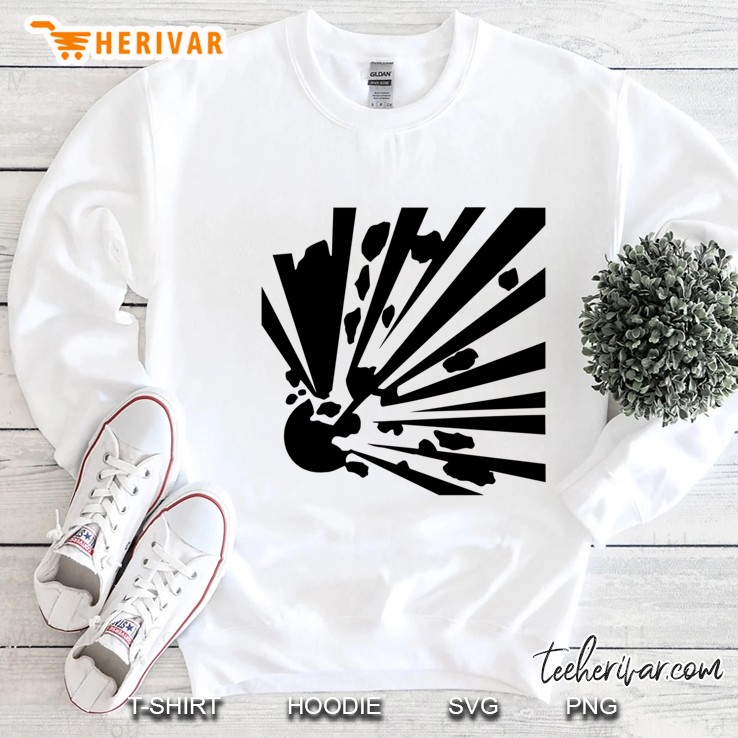 Danger - Explosive! Warning Sign Sweatshirt