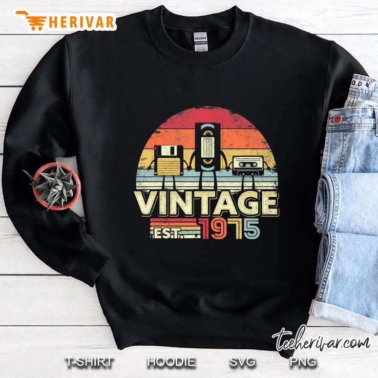 1975 Shirt. Vintage Birthday Gift, Funny Music, Tech Humor Sweatshirt