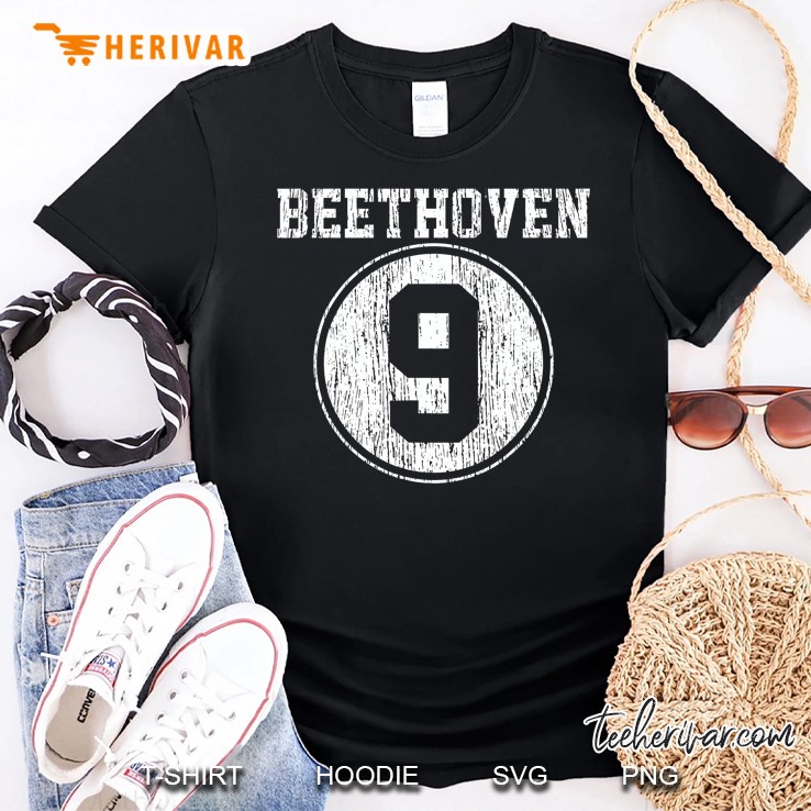 Beethoven Vintage 9Th Composer Scoreboard Gift Shirt