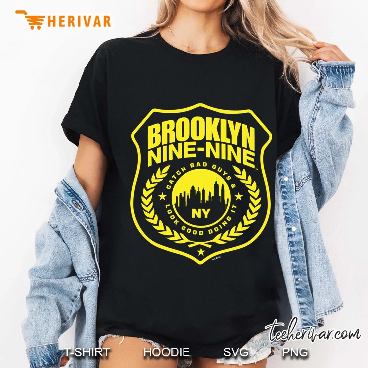 Brooklyn Nine-Nine Badge Hooded Ladies Tee