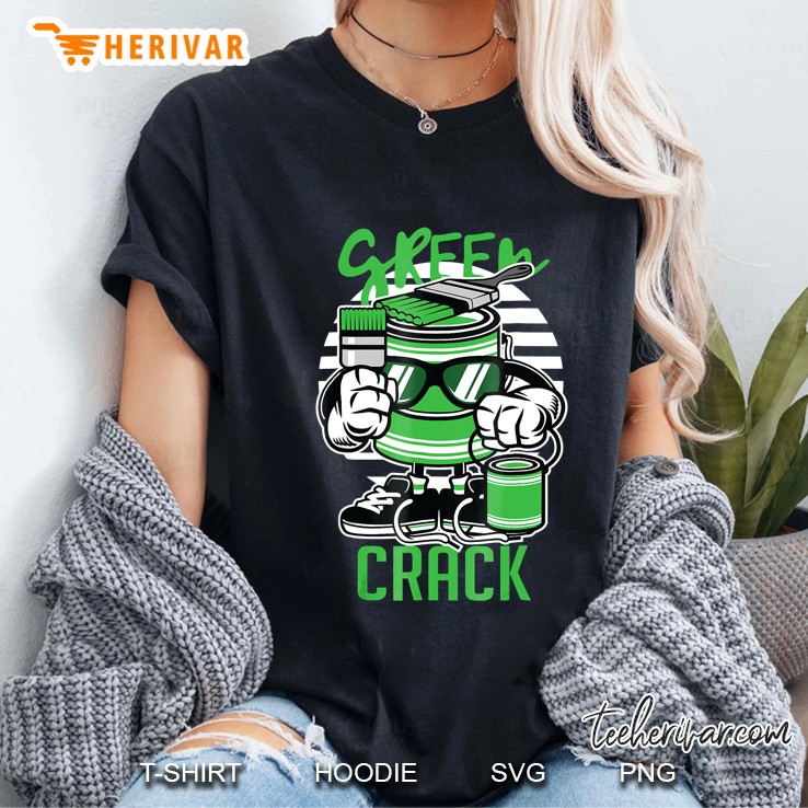 Weed Strain Cartoon Characters, Green Crack Ladies Tee