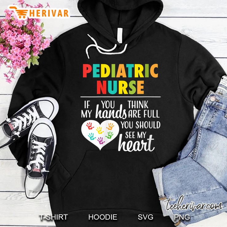 Womens Pediatric Nurse Cute Heart Mugs