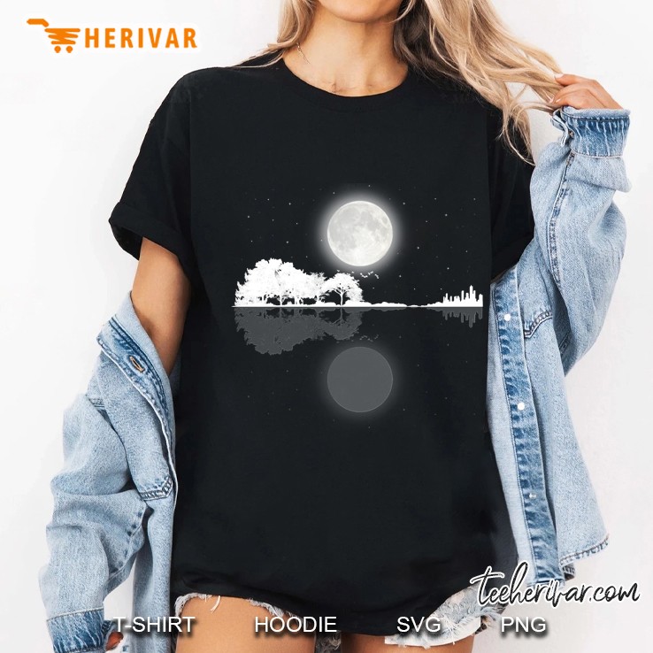 Nature Guitar Night Classic Ladies Tee