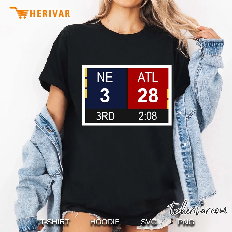 Ne 3 Vs Atl 28 Champions Comeback Ladies Tee