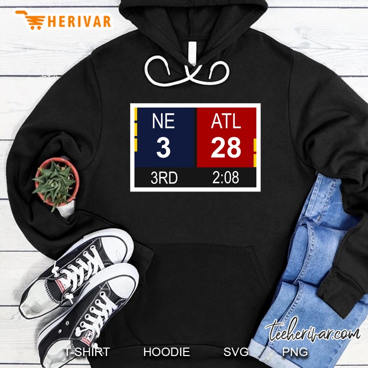 Ne 3 Vs Atl 28 Champions Comeback Hoodie
