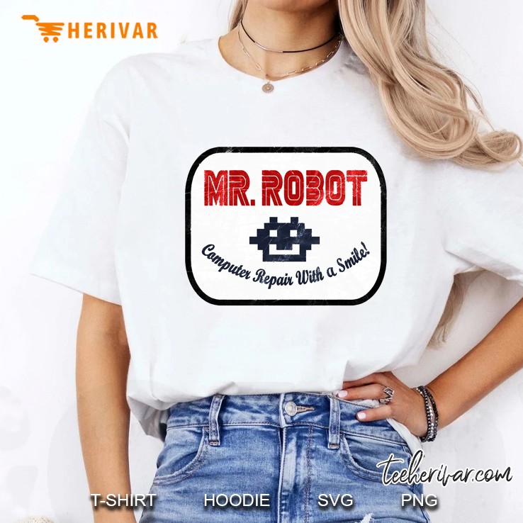 Mr Robot - Computer Repair With A Smile Hoodie