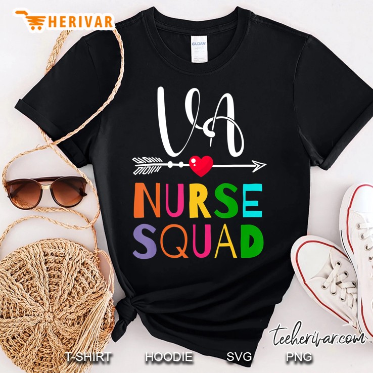 Awesome Va Nurse Squad Funny Colleague Shirt