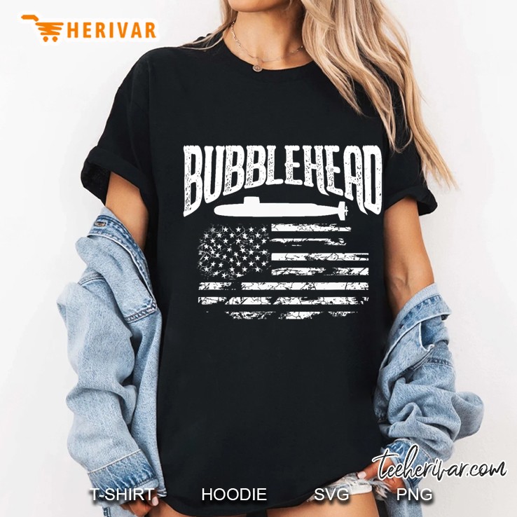 Bubblehead Submarine Veteran - Gift For Submariner Ladies Tee