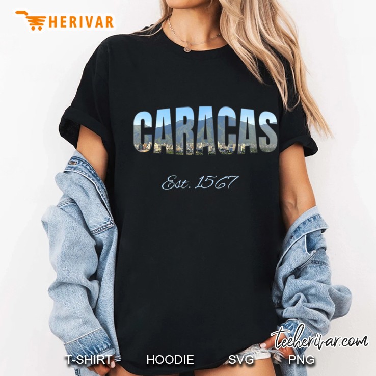 Caracas Est. 1567 Venezuela Novelty Gift Hoodie