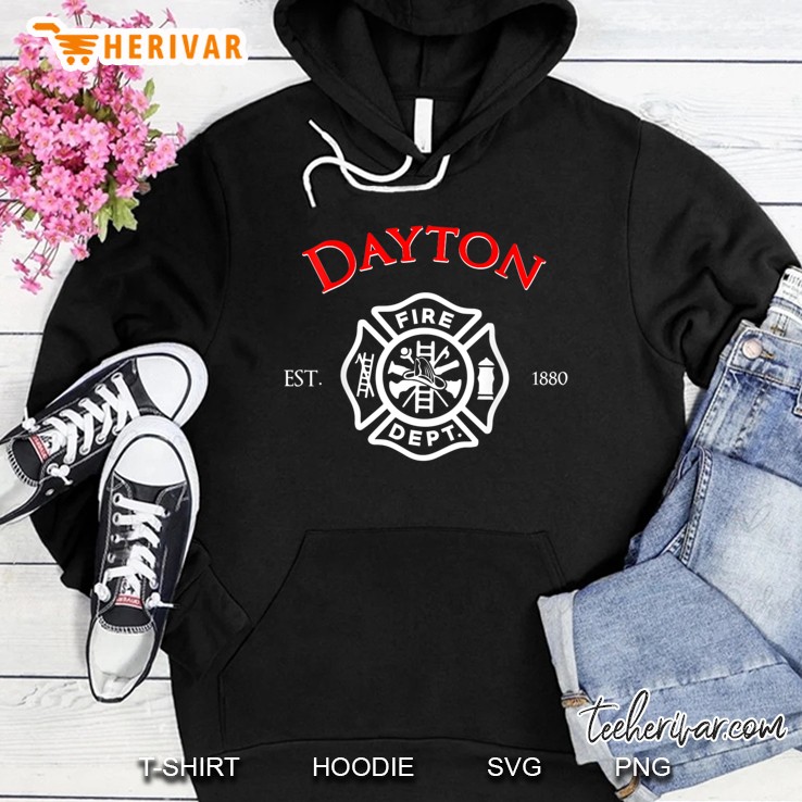 City Of Dayton Fire Rescue Ohio Firefighter Duty Hoodie