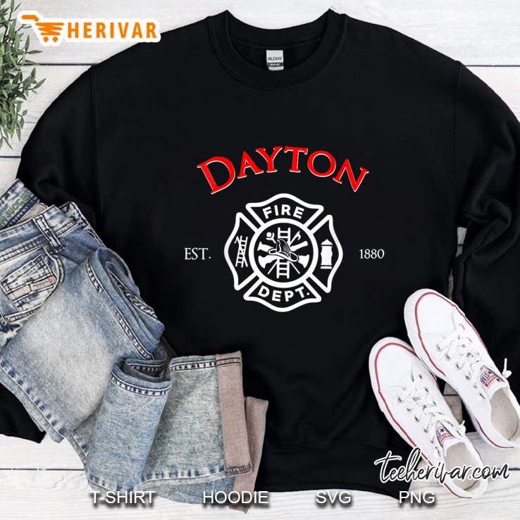 City Of Dayton Fire Rescue Ohio Firefighter Duty Sweatshirt