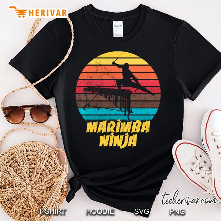 Marimba Ninja Funny Marching Band Marimba Player Pullover Shirt