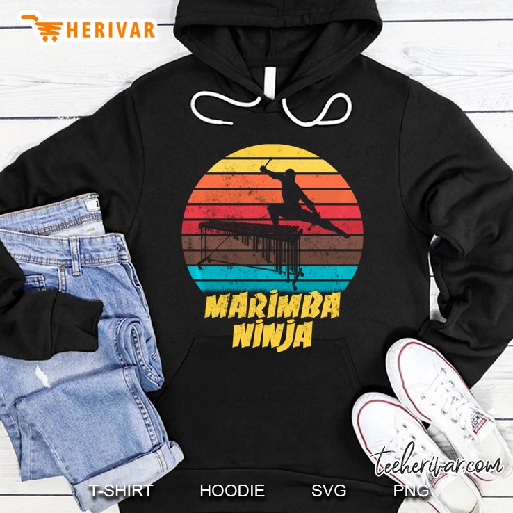 Marimba Ninja Funny Marching Band Marimba Player Pullover Mugs