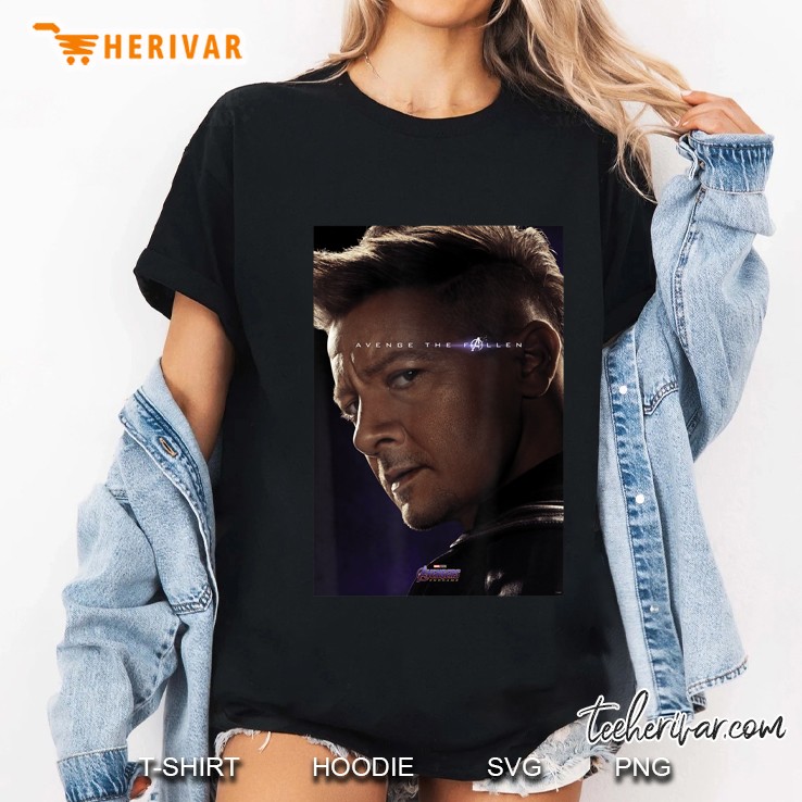 Marvel Avengers Endgame Hawkeye What Ever It Takes Poster Ladies Tee