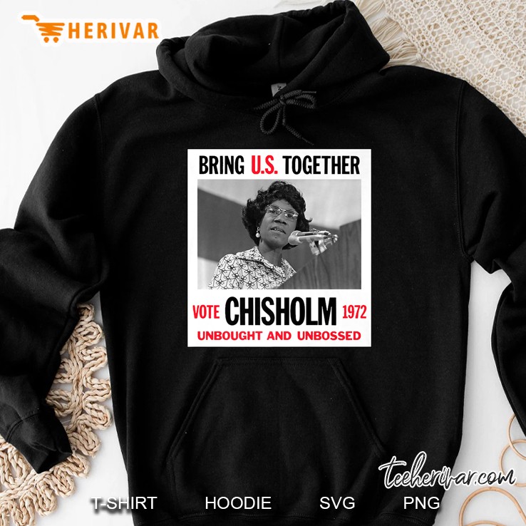 Retro Campaign Poster Unbought Unbossed Shirley Chisholm Premium Hoodie