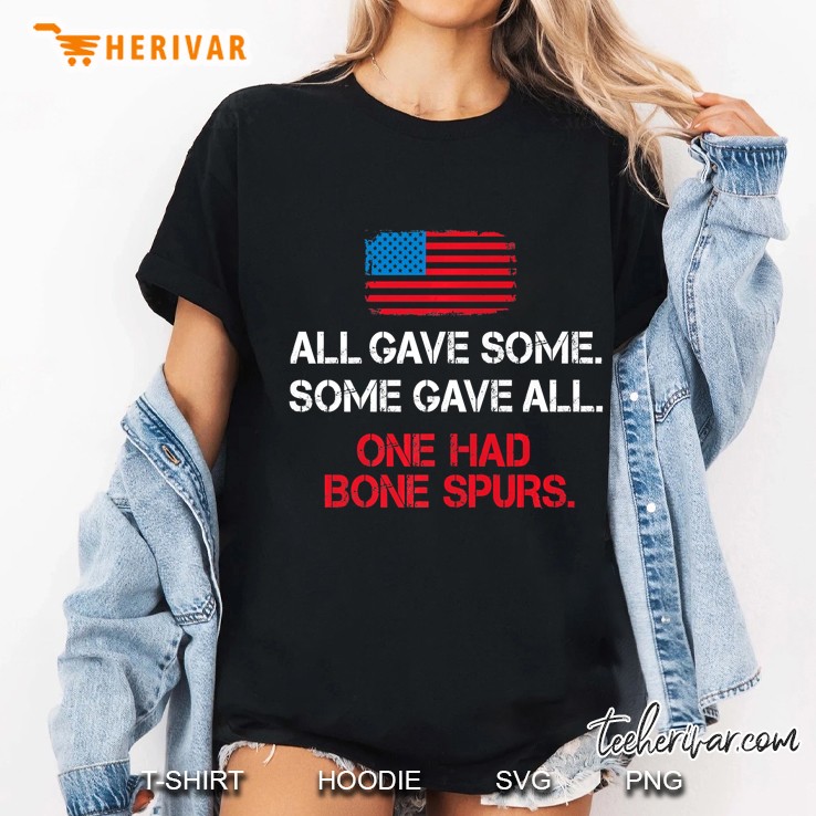 Anti-Trump Tshirt For Veterans Cadet Bone Spurs Draft Dodger Hoodie