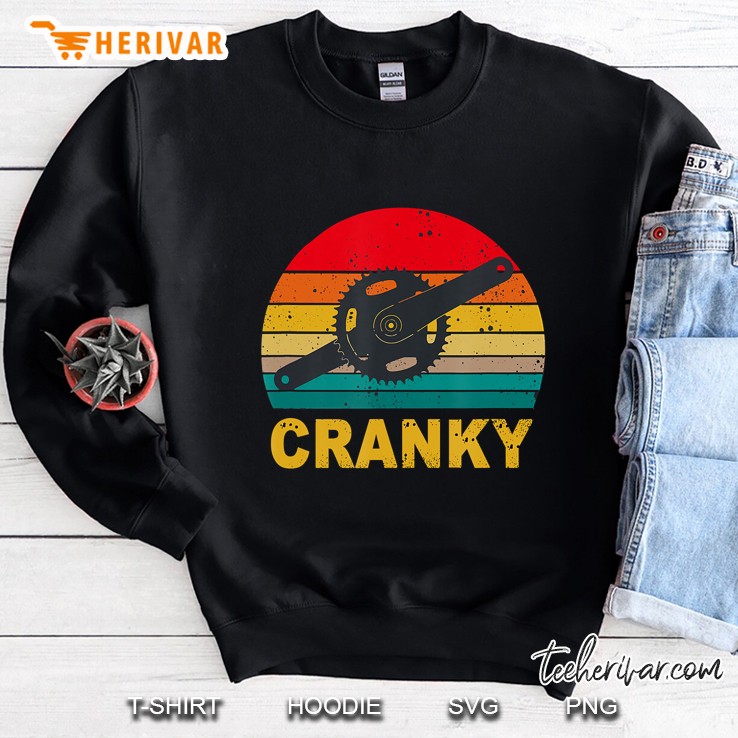 Bicycle Cranky Retro Vintage Cycling Lovers Gifts Sweatshirt