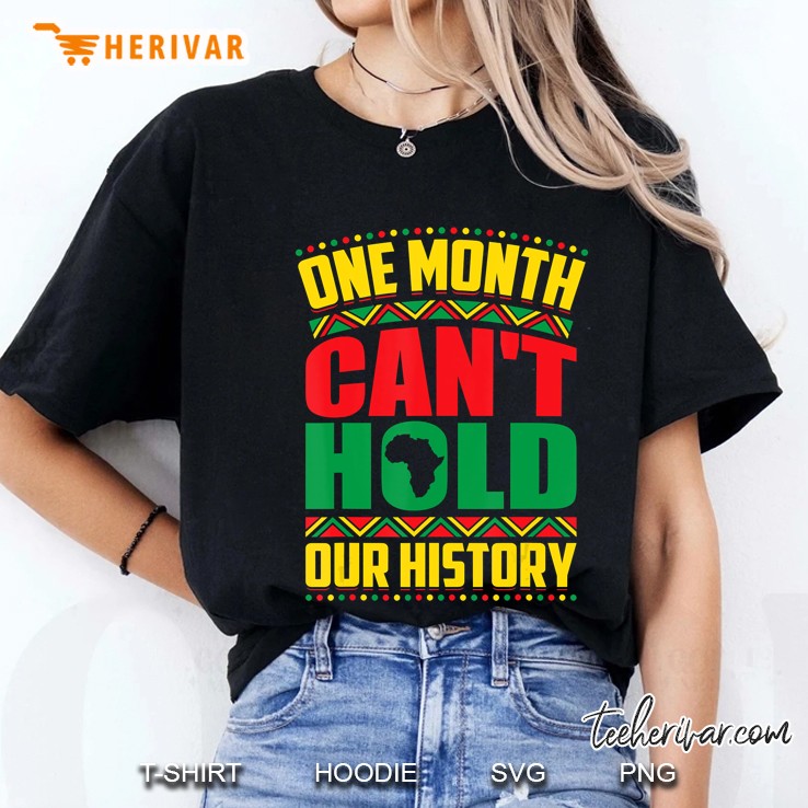 Black History Month One Month Can