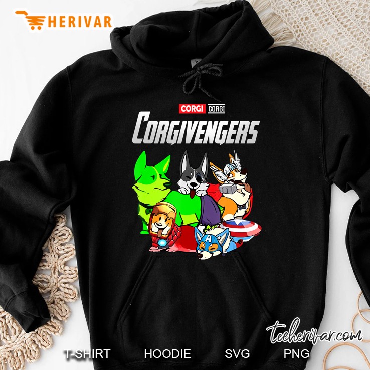 Corgivengers Corgi Funny Corgi Lovers Gift Hoodie