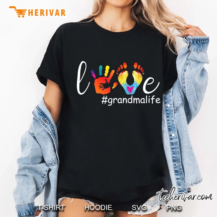 Love Grandmalife Grandma Life Ladies Tee