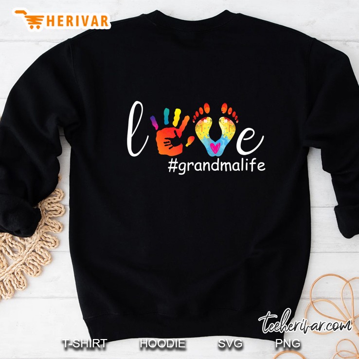 Love Grandmalife Grandma Life Sweatshirt