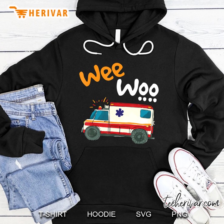 Wee Woo Emt Paramedic Ambulance First Responders Funny Medic Mugs