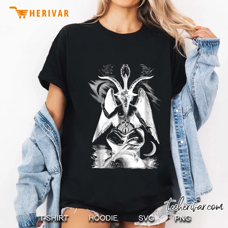 Satanic Baphomet Sabbatic Goat Goat Of Mendes Occul Ladies Tee