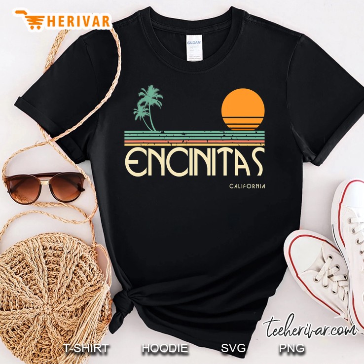 Encinitas California Sunset Palms Shirt